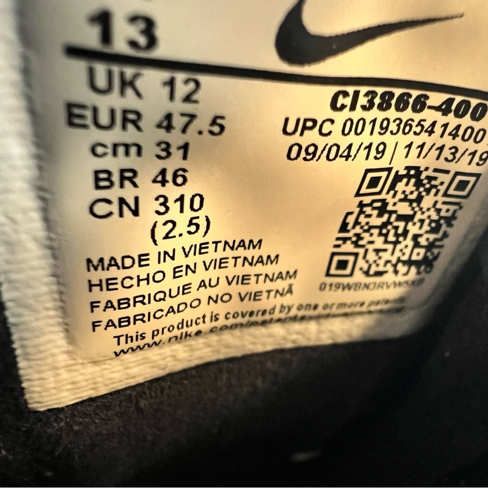 Size 13 - Nike Air Max 270 React Pacific Blue Pre… - image 8